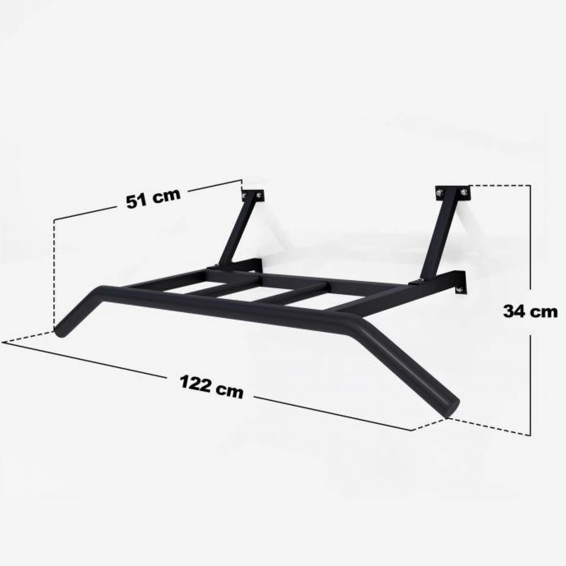 Klimmzugstange Multi Grip für die Wand