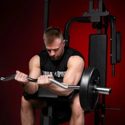 Kraftstation Home Gym inkl, Hantelbank