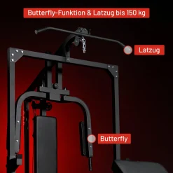 Kraftstation Home Gym inkl, Hantelbank