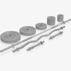 Kraftstation Universal inkl, Langhantel Set Gusseisen 108 kg