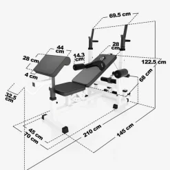 Kraftstation Universal Set Gummi 108 kg