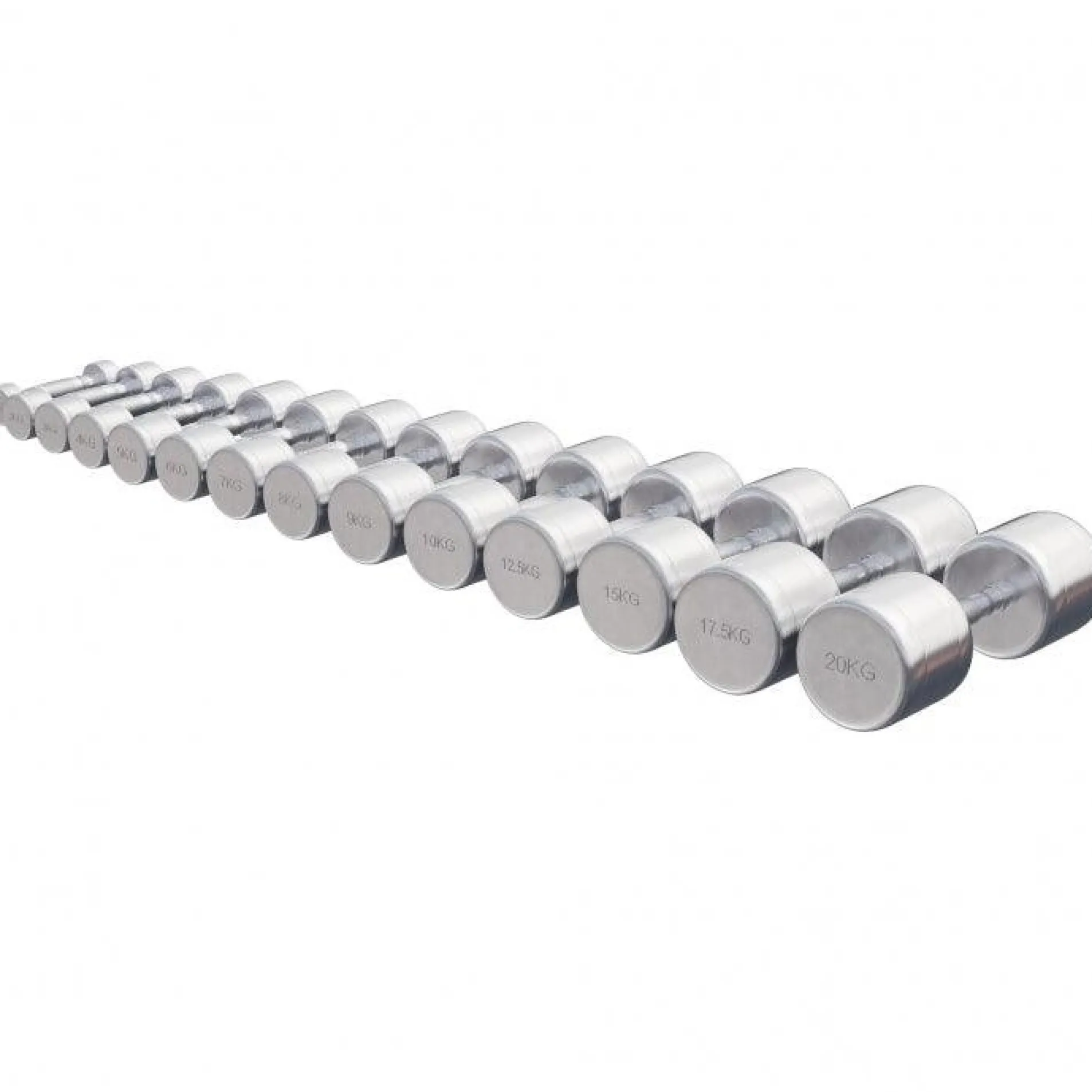 Kurzhantel Chrom 1 - 20 kg