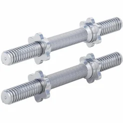 Kurzhantel 2er Set 42 cm mit Sternverschlüssen