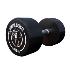 Kurzhantel Gummi 5 - 60 Pfund (2,5-27.2 kg), Gusseisen, verchromt