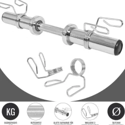Kurzhantel Olympia 50 cm mit Verschlüssen