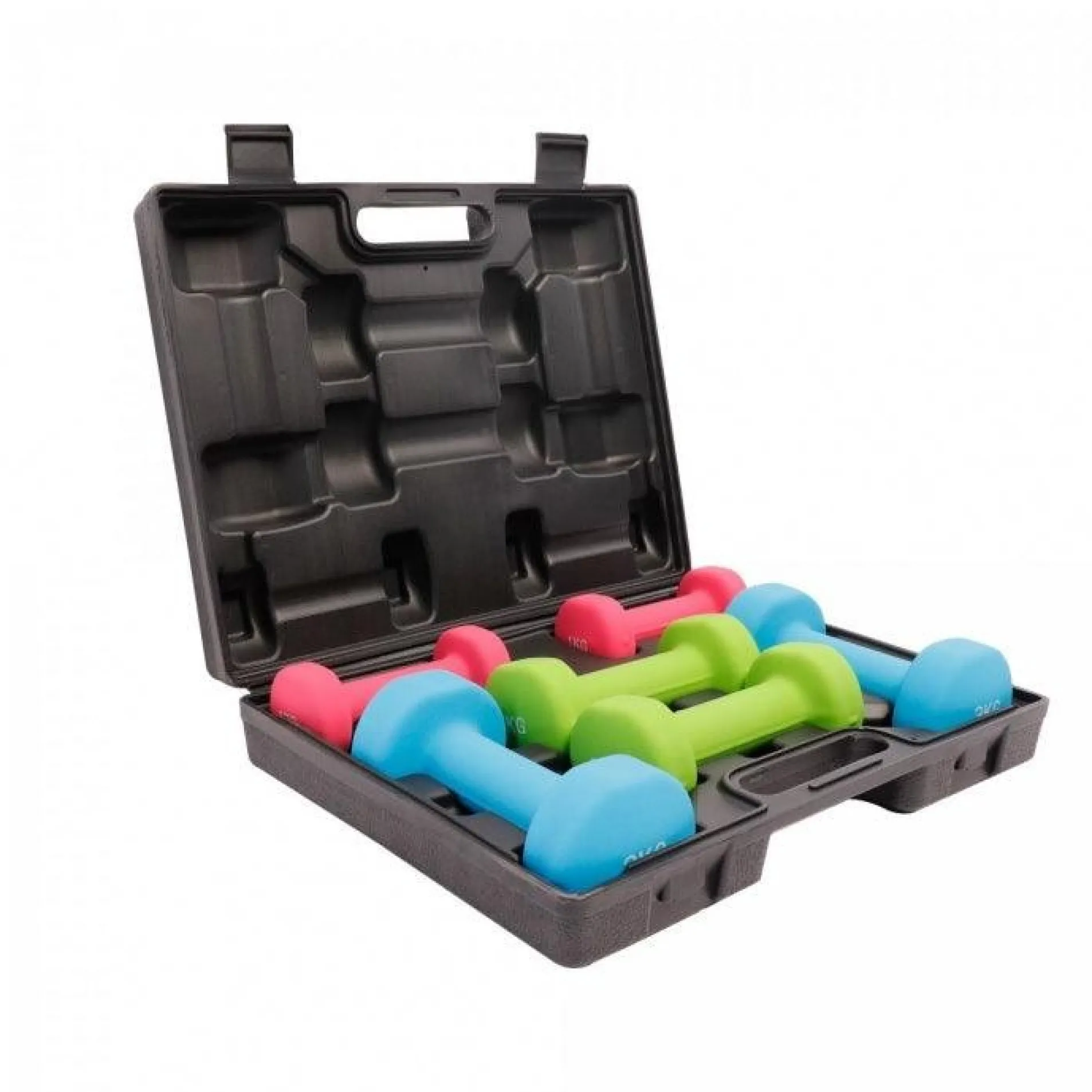 Kurzhantel Set Aerobic 12 kg inkl, Koffer