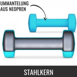 Kurzhantel Set Aerobic 12 kg inkl, Koffer
