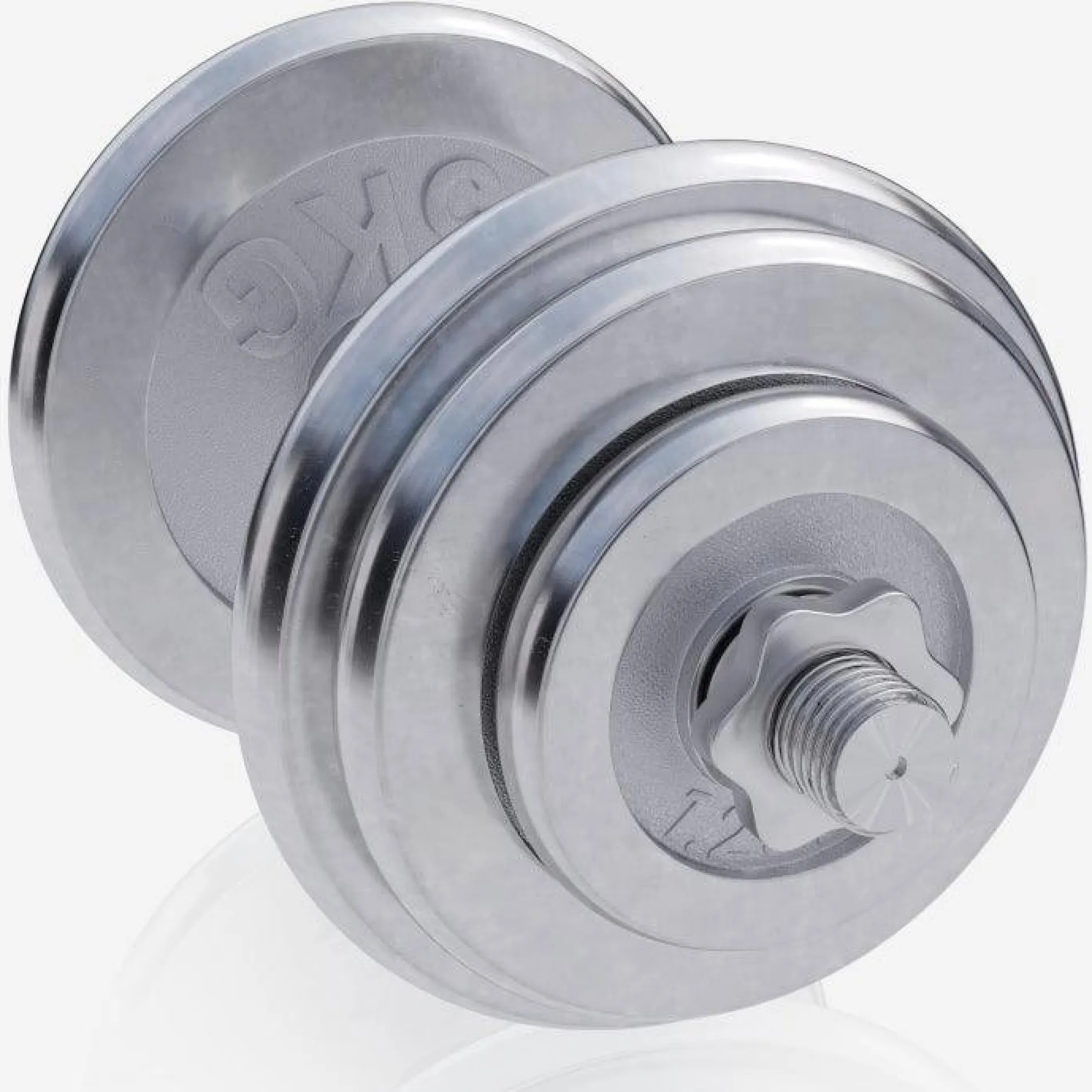 Kurzhantel Set Chrom 30 kg mit Sternverschlüssen