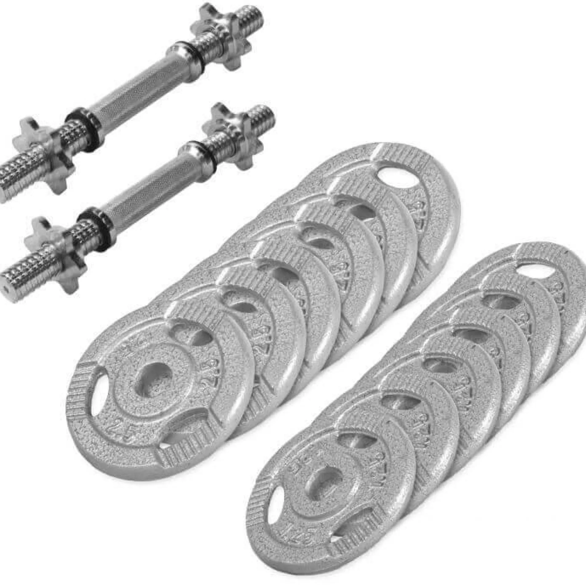 Kurzhantel Set Gusseisen Gripper 27,5 kg mit Sternverschlüssen