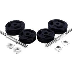 Kurzhantel Set Gusseisen Gripper 27,5 kg mit Sternverschlüssen