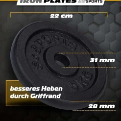 Kurzhantel Set Gusseisen 70 kg
