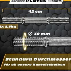 Kurzhantel Set Gusseisen 70 kg