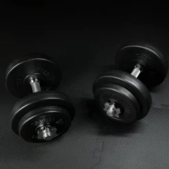 Kurzhantel Set Kunststoff 20/30 kg mit Sternverschlüssen