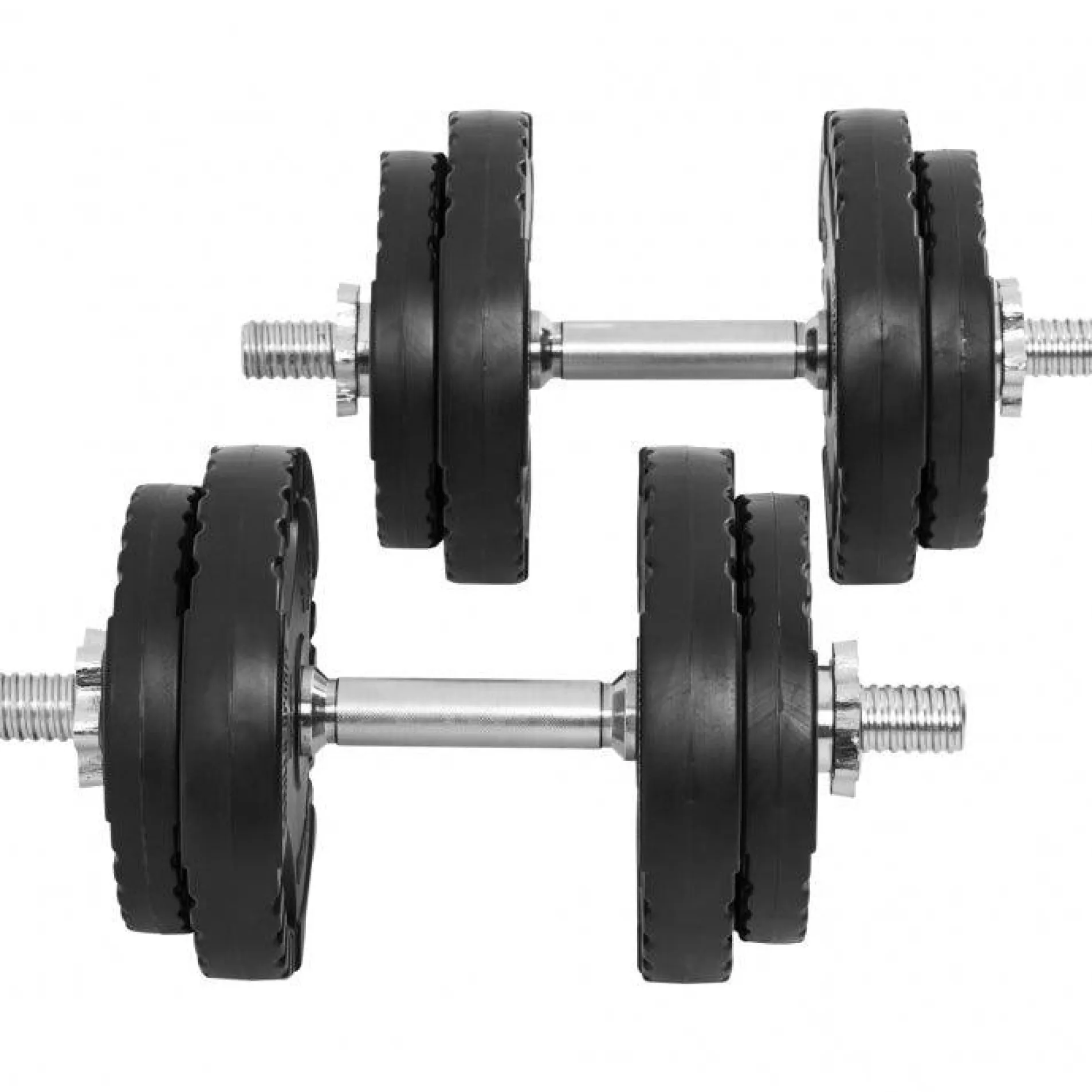 Kurzhantel Set Kunststoff Gripper 20 kg mit Sternverschlüssen