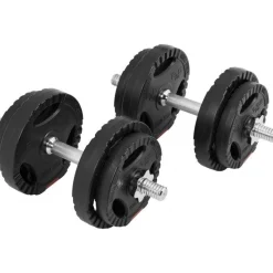 Kurzhantel Set Kunststoff Gripper 20 kg mit Sternverschlüssen