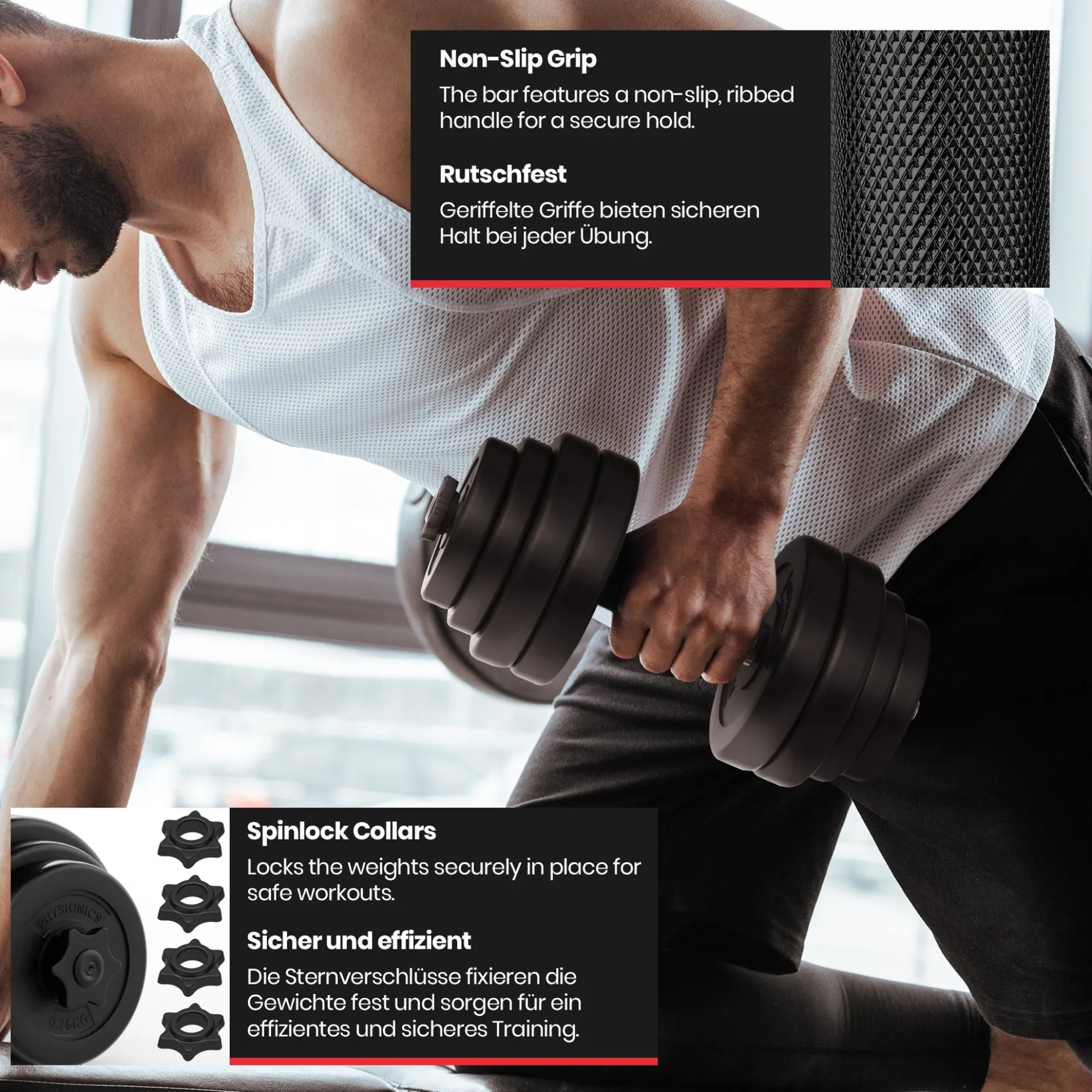 Kurzhantel Set Kunststoff 30 kg