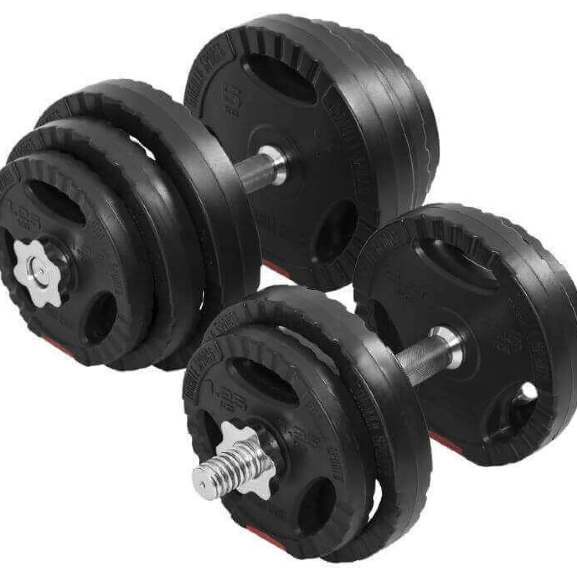 Kurzhantel Set Kunststoff Gripper 30 kg mit Sternverschlüssen