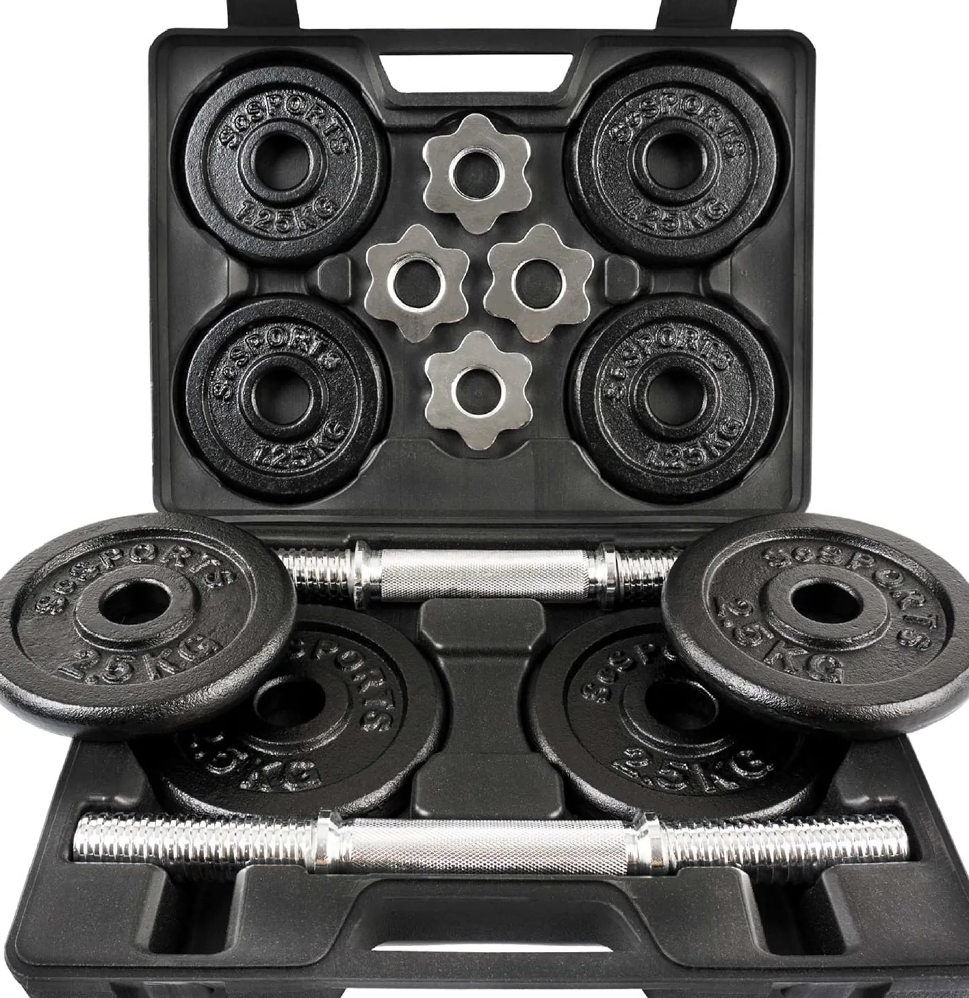 Kurzhantel Set mit Koffer 15 - 20 kg