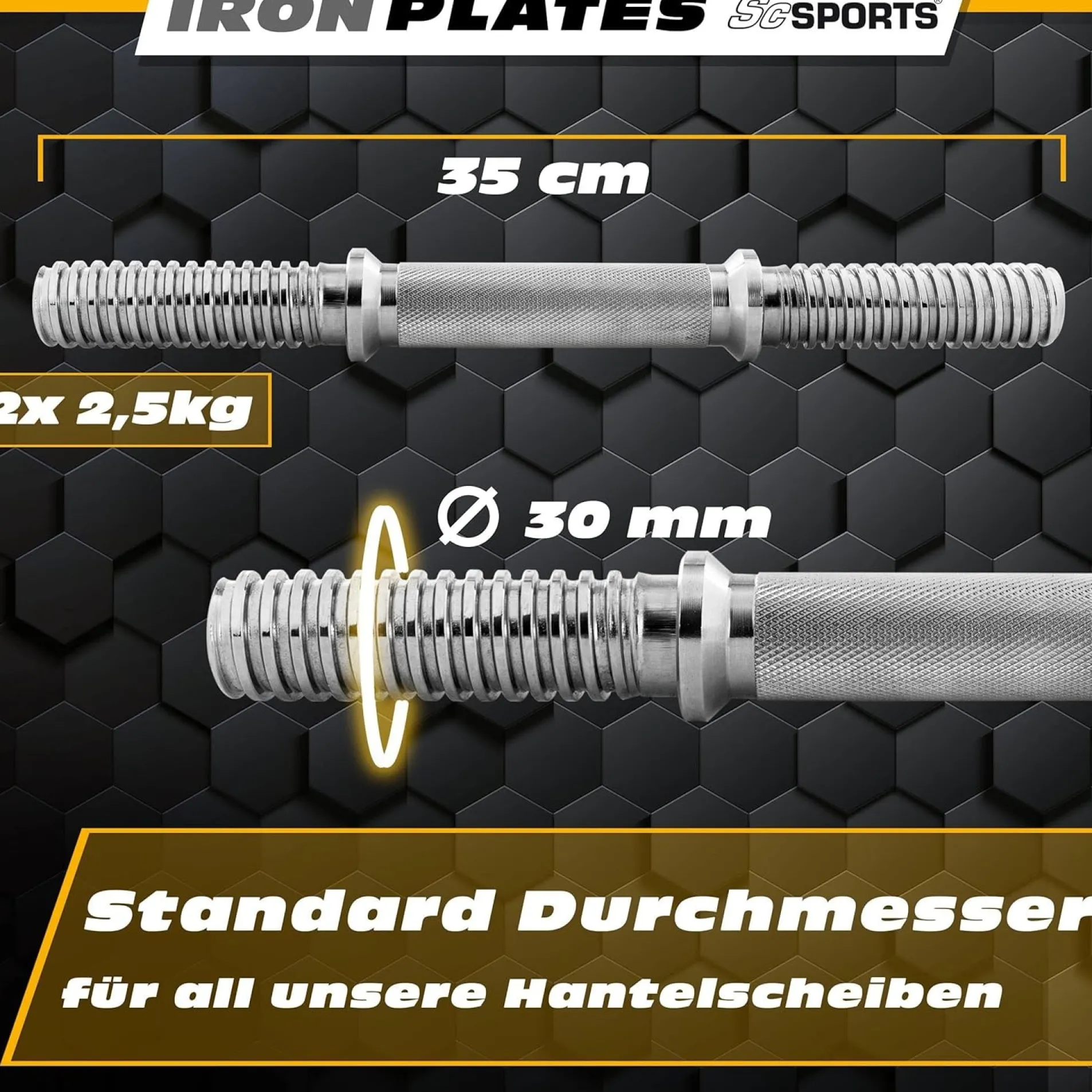 Kurzhantel Set mit Koffer 15 - 20 kg