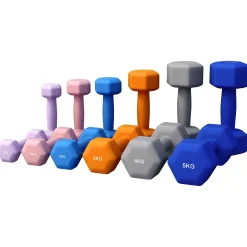 Kurzhanteln Gymnastik Neopren Hexagon 2 - 10 kg