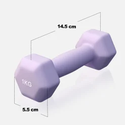 Kurzhanteln Gymnastik Neopren Hexagon 2 - 10 kg