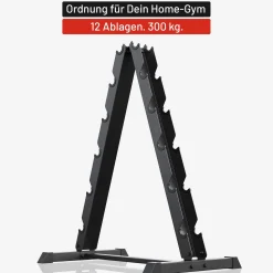 Kurzhantelständer Schwarz