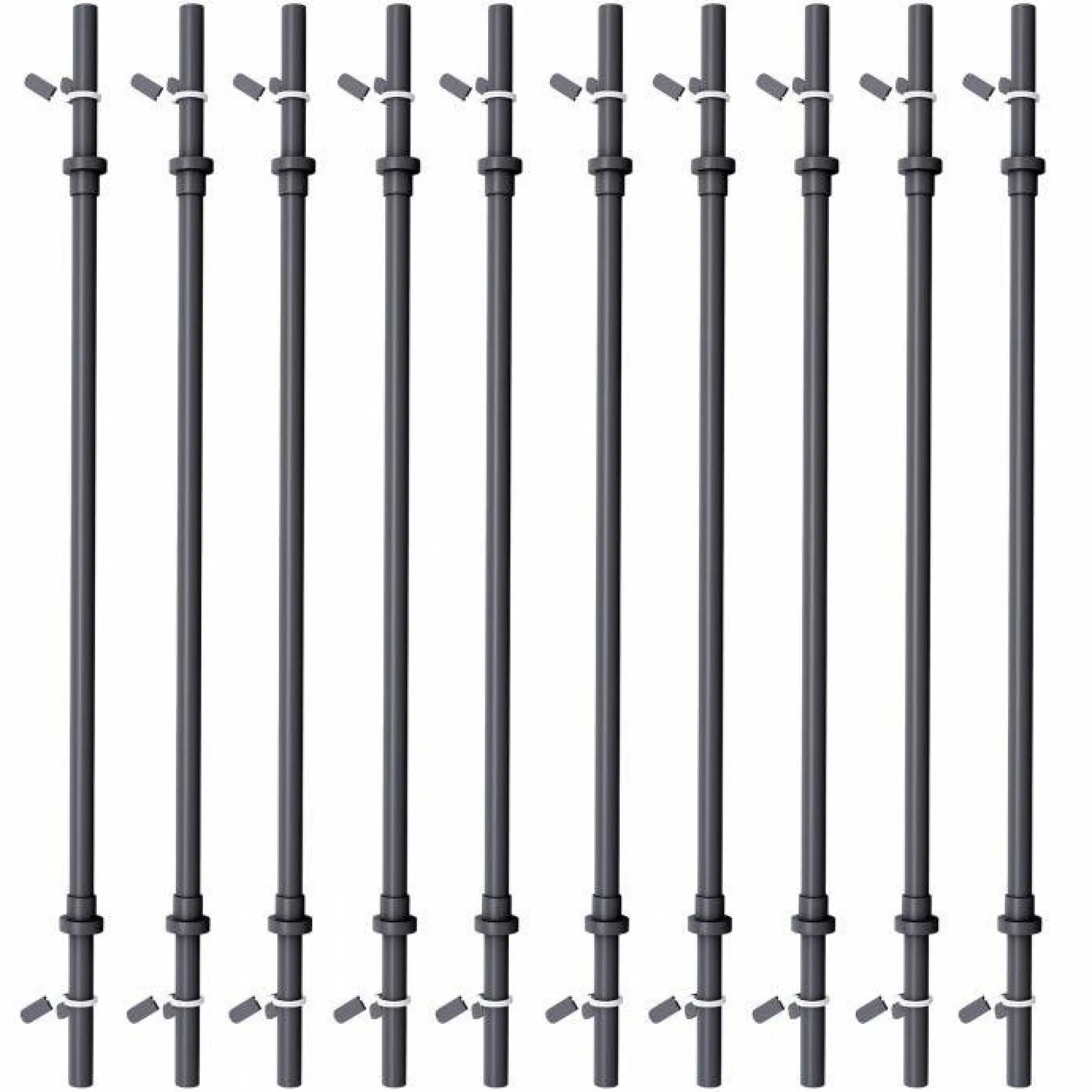Langhantel Aerobic 130 cm mit Federverschlüssen