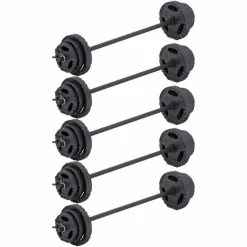 Langhantel Aerobic 130 cm mit Federverschlüssen