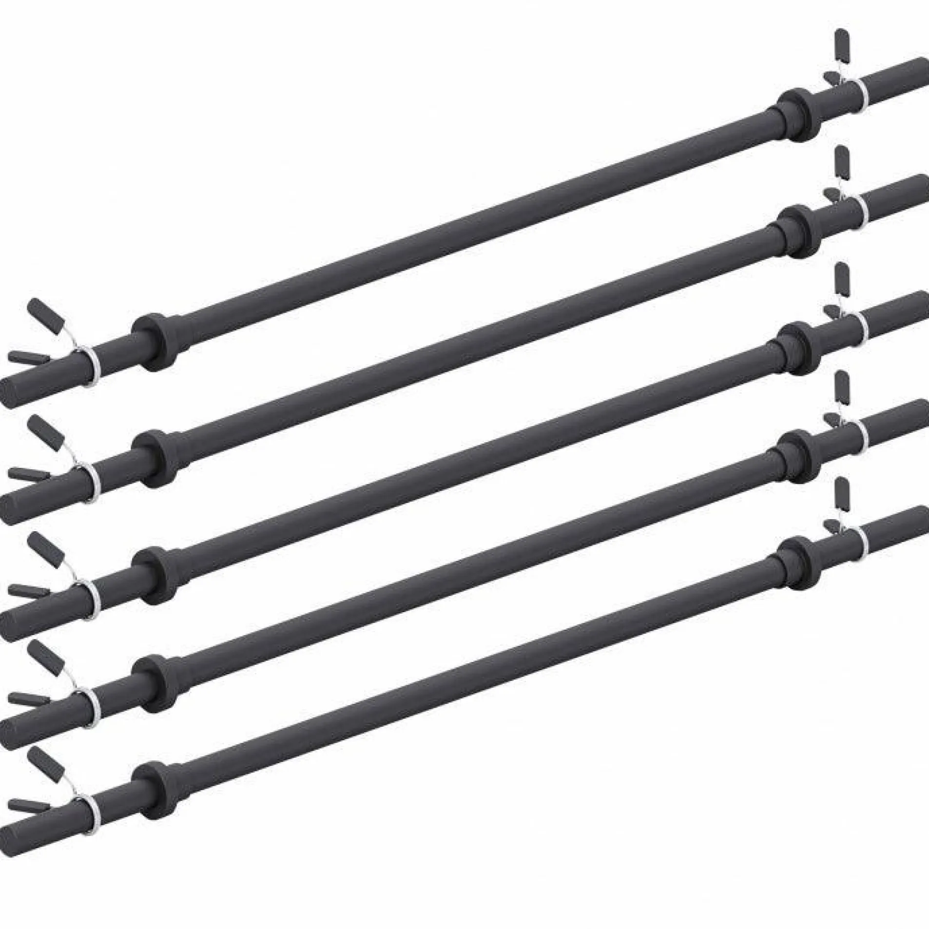 Langhantel Aerobic 130 cm mit Federverschlüssen