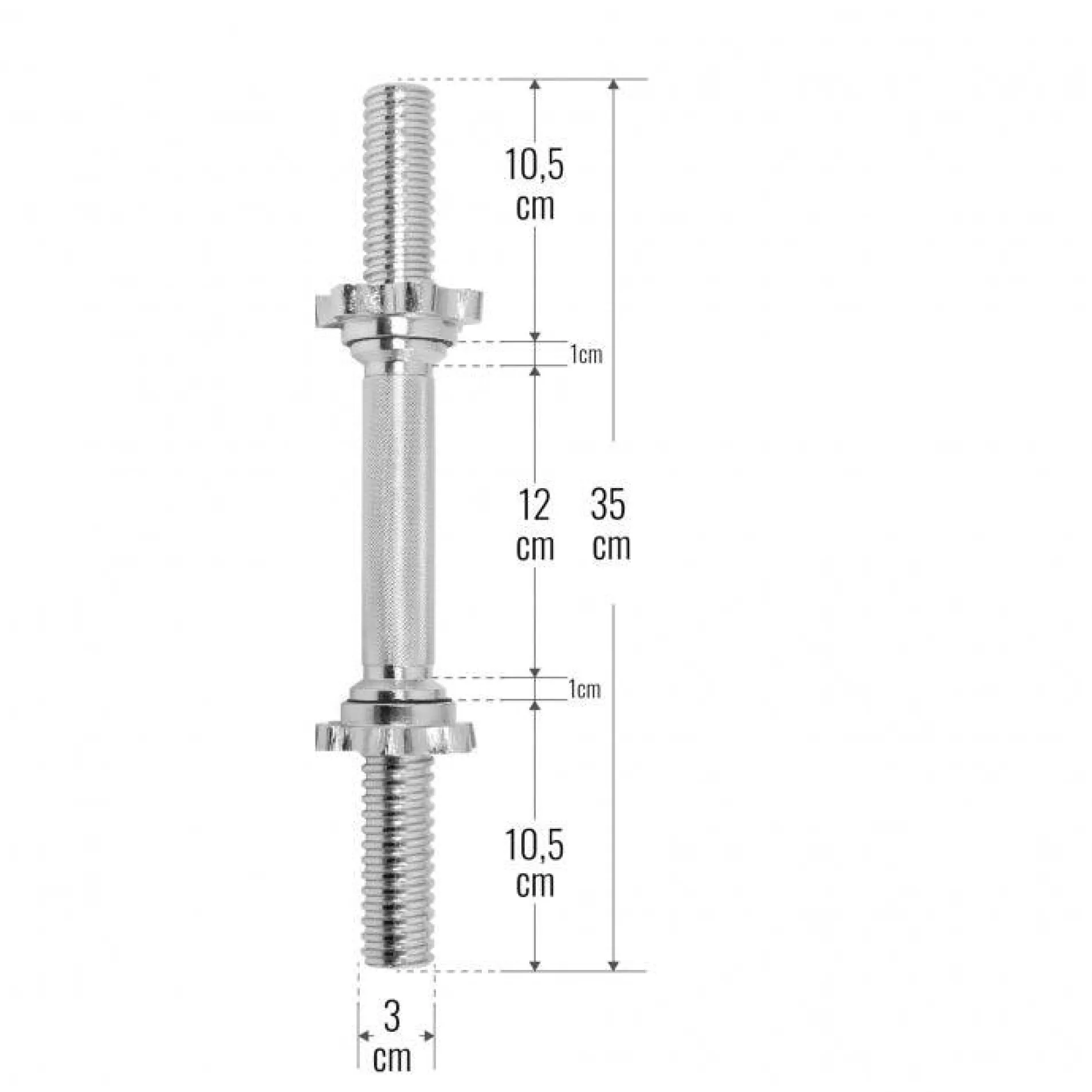 Langhantel Set Gripper Kunststoff 60 - 130 kg mit Sternverschlüssen