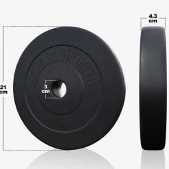 Langhantel Set Kunststoff 100 kg mit Sternverschlüssen