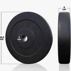 Langhantel Set Kunststoff 60 - 130 kg mit Sternverschlüssen