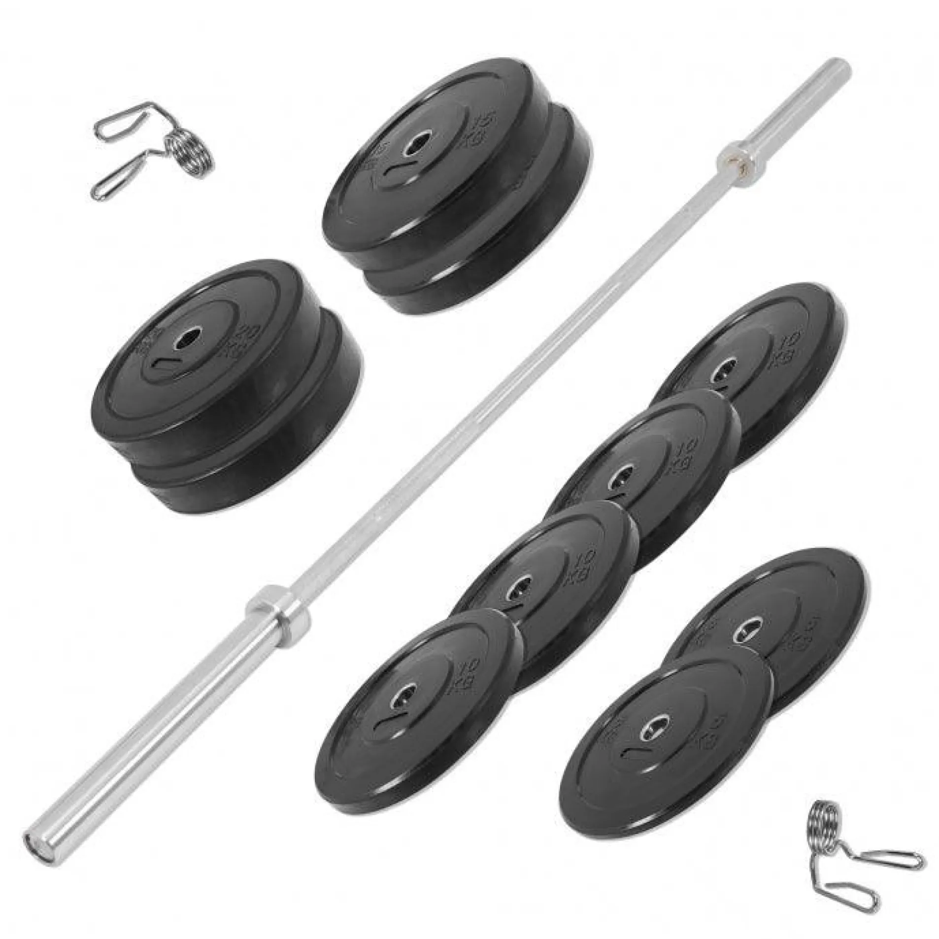 Langhantel Set Olympia Bumper Plates 140 kg