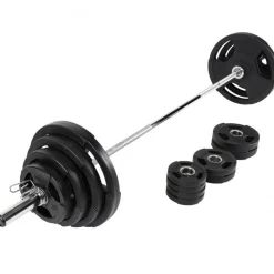 Langhantel Set Olympia Kunststoff Gripper 130 kg