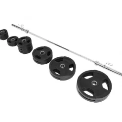 Langhantel Set Olympia Kunststoff Gripper 130 kg