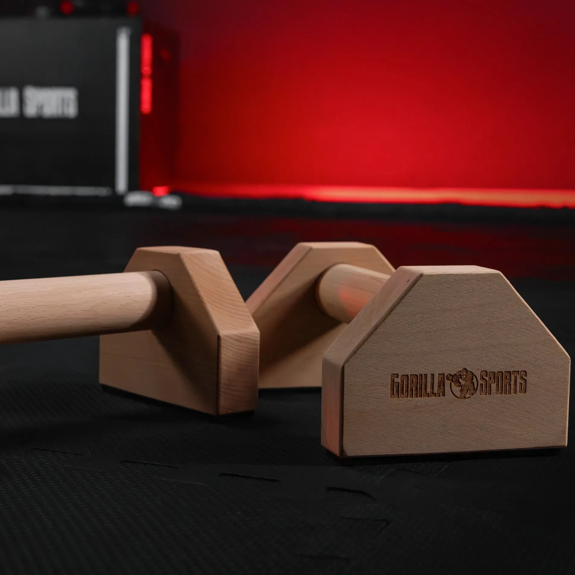 Liegestützgriffe 2er Set aus Holz