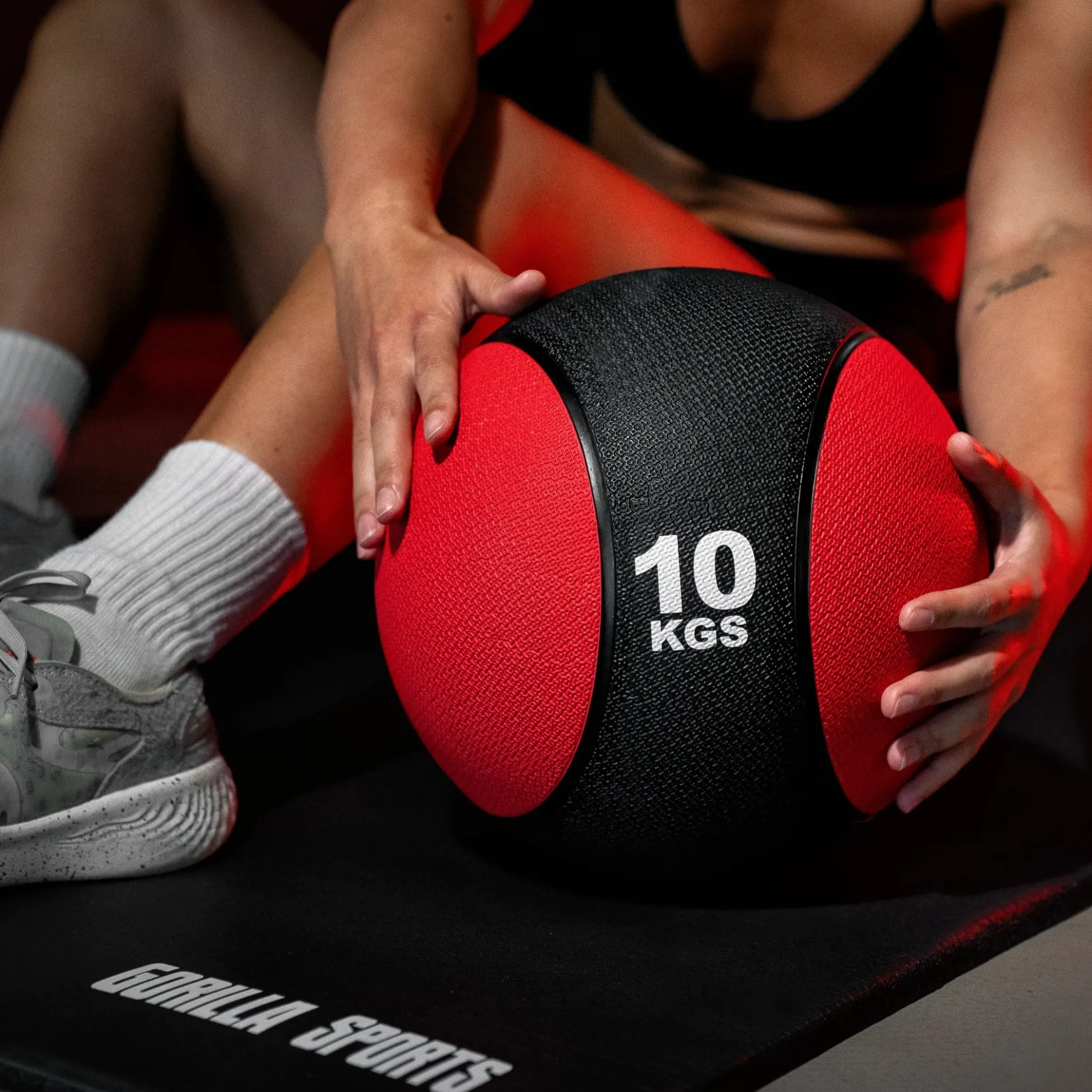 Medizinball aus Gummi 1 - 10 kg