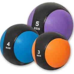 Medizinball aus Gummi 1 - 10 kg