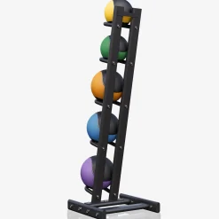 Medizinball Set aus Gummi inkl- Ständer 1 - 5 kg