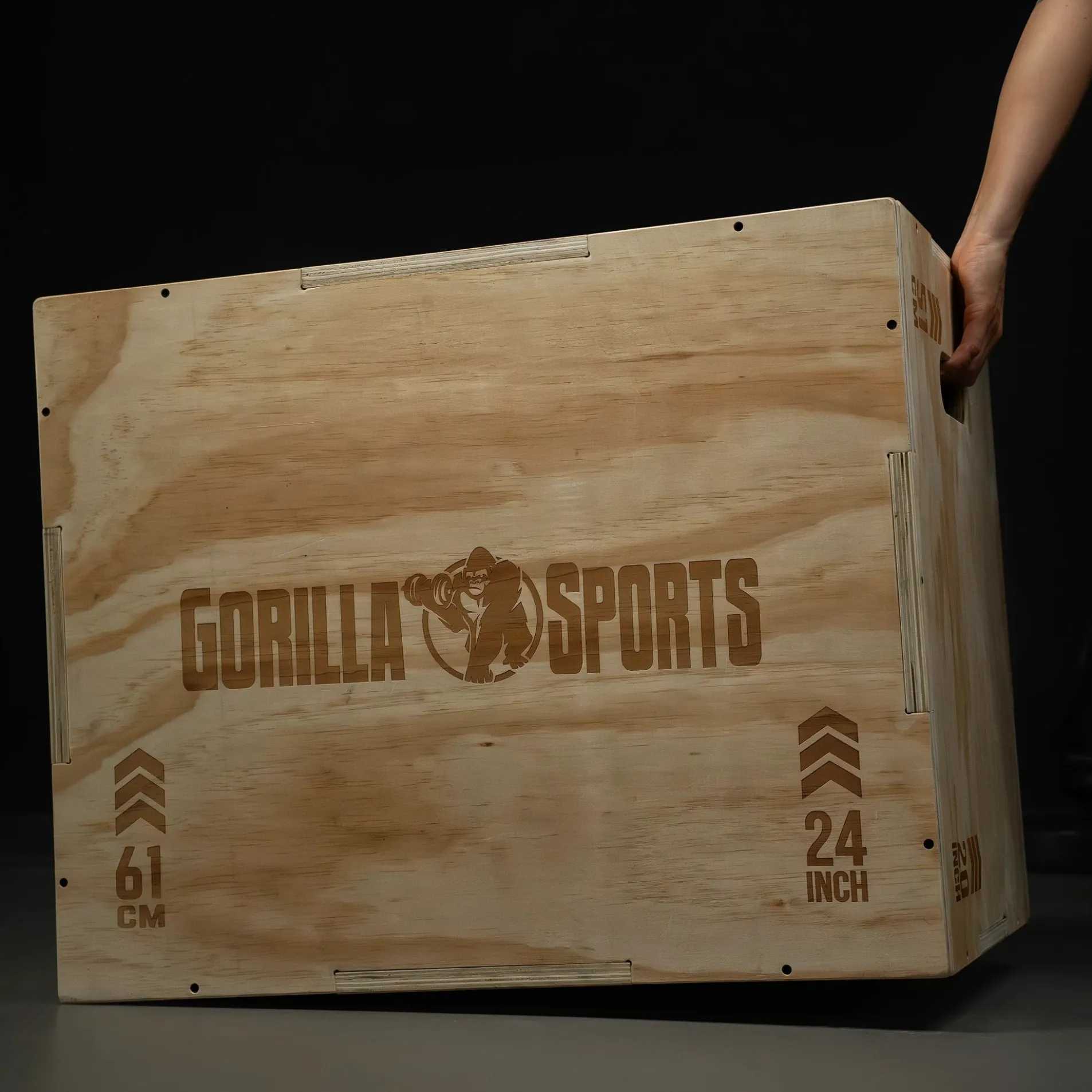Plyo Box aus Holz 61 x 51 x 76 cm