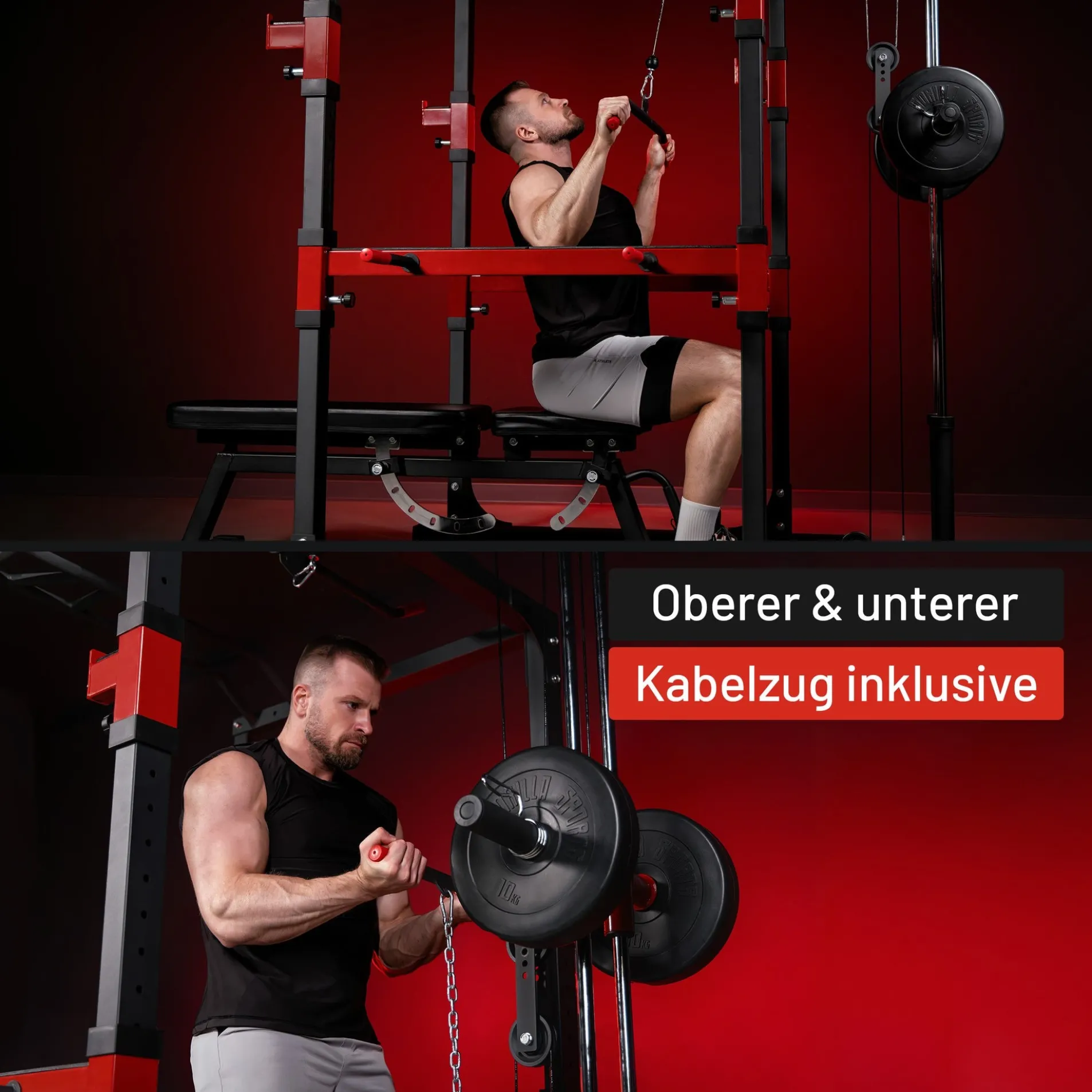 Power Rack mit Kabelzug