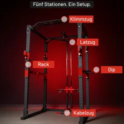 Power Rack mit Kabelzug