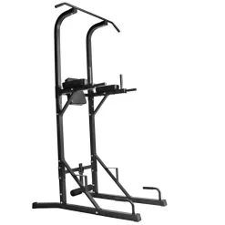 Power Tower Dip Station mit Klimmzustange und Sit-Up Trainer