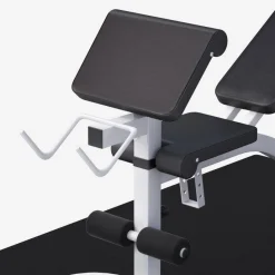 Schrägbank mit Squat Rack inkl, Langhantel Set 75 kg