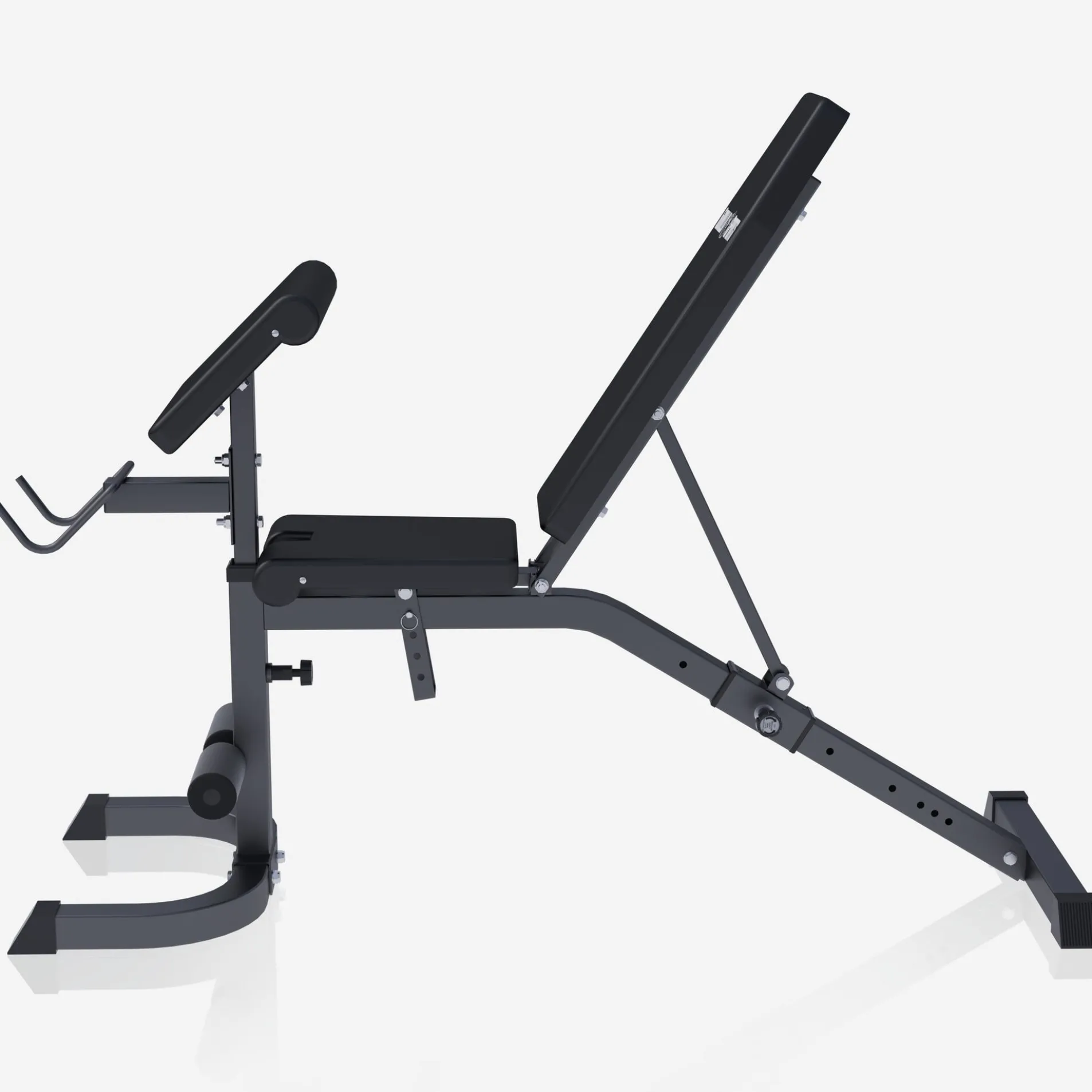 Schrägbank verstellbar inkl, Curltisch