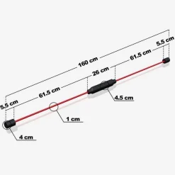 Schwingstab flexibel 160 cm