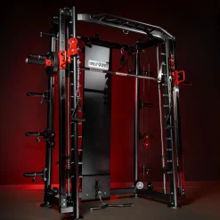 Smith Machine inkl, Klimmzugstange, Dipgriffen und Kabelzug