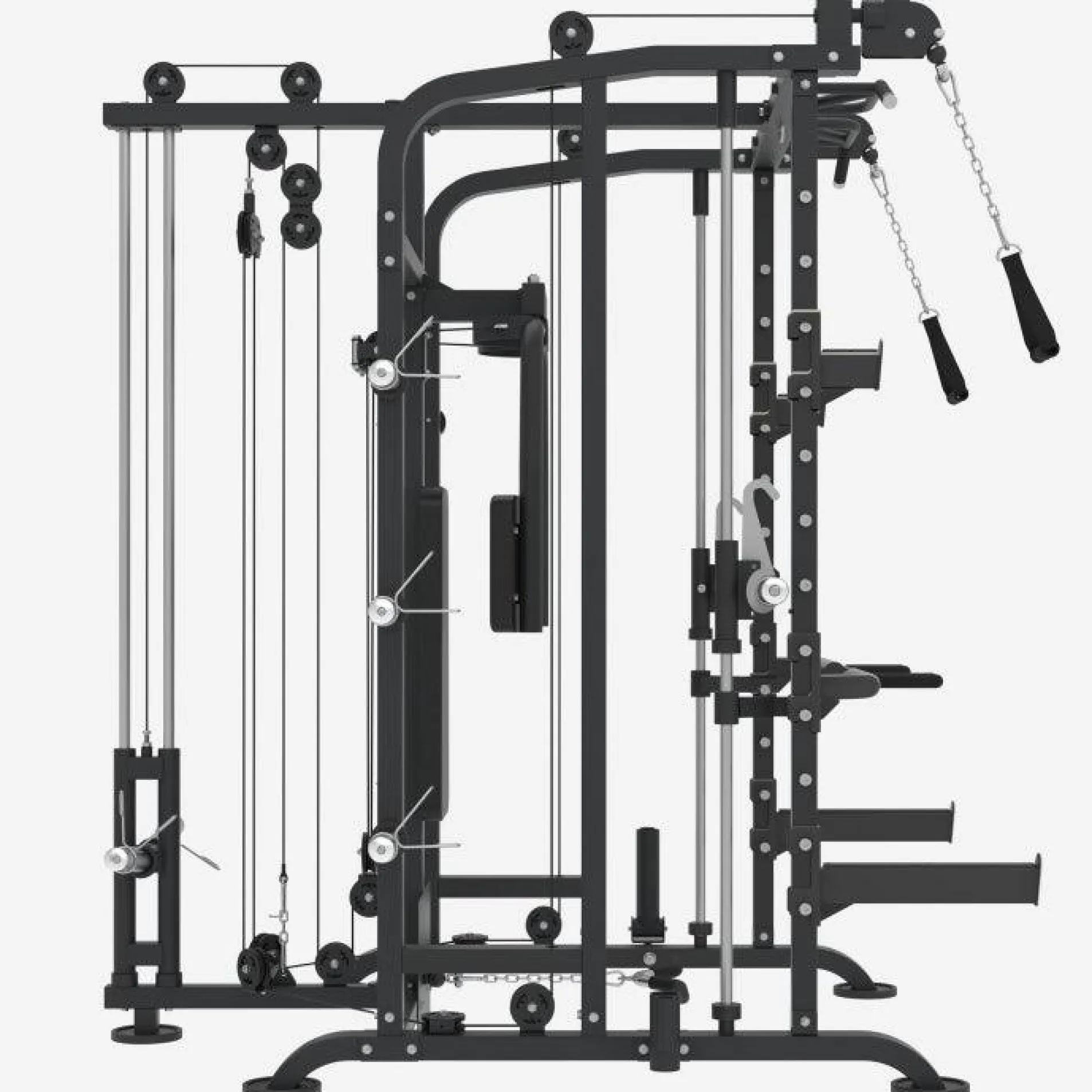 Smith Machine inkl, Klimmzugstange, Kabelzug und Butterfly