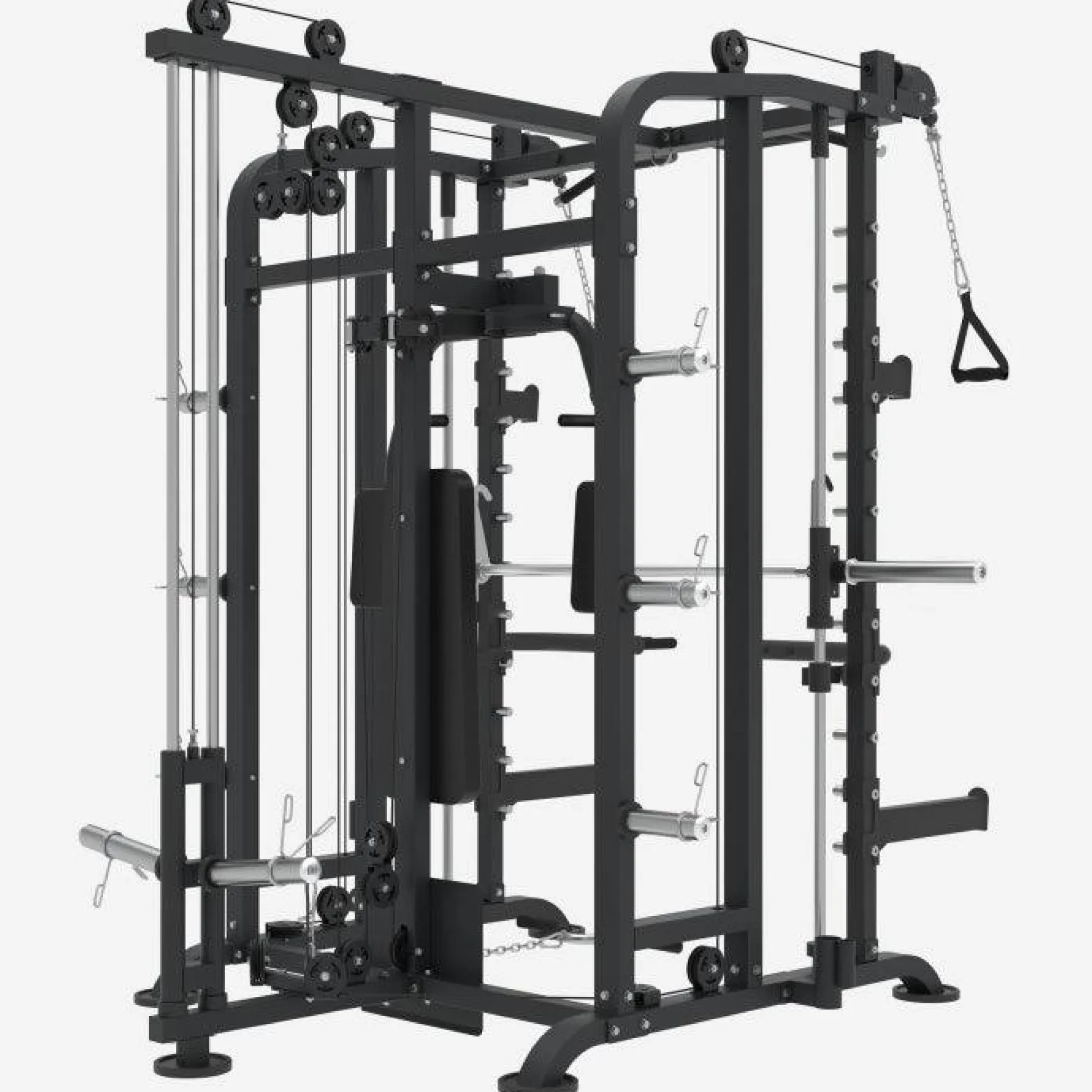 Smith Machine inkl, Klimmzugstange, Kabelzug und Butterfly