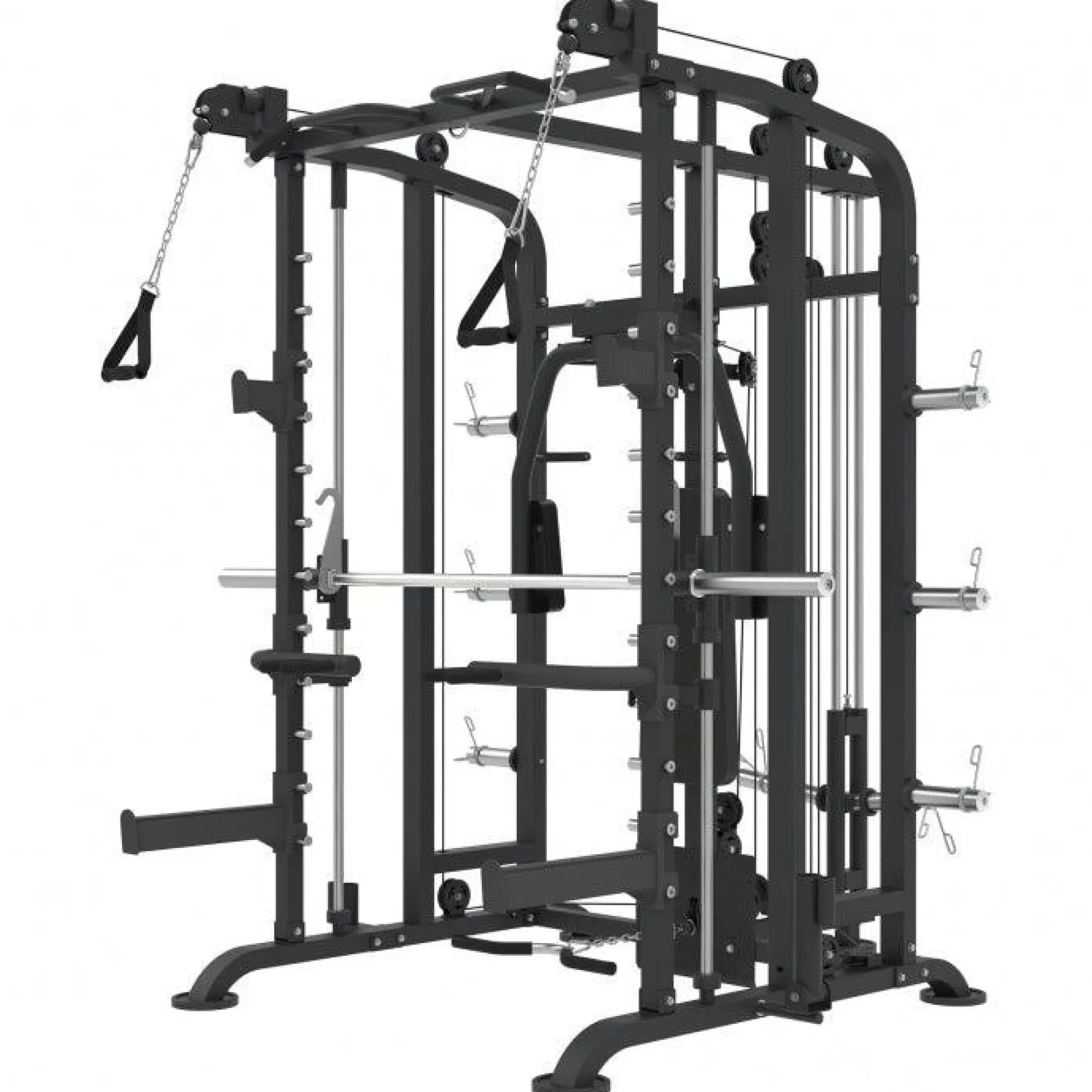 Smith Machine inkl, Klimmzugstange, Kabelzug und Butterfly